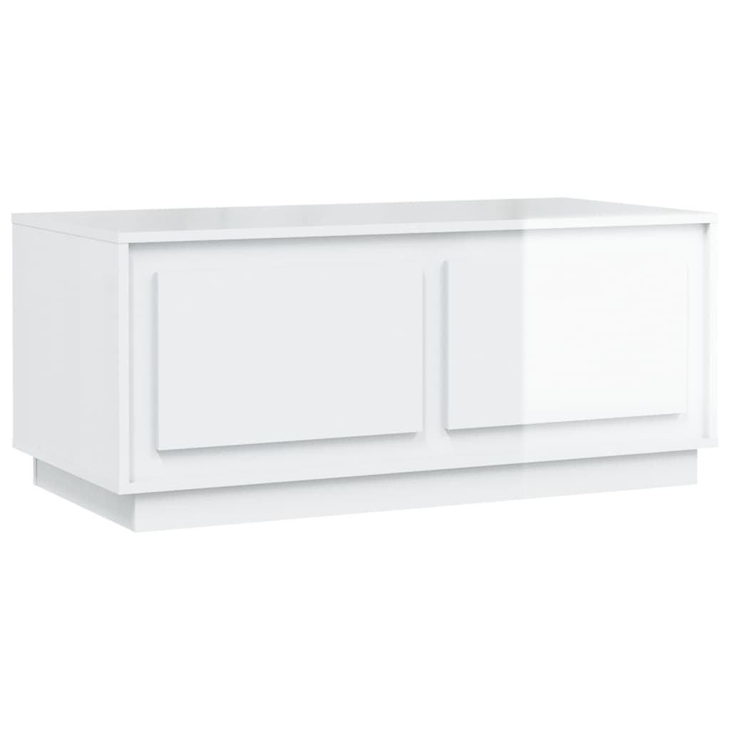 vidaXL Coffee table 102x50x44 cm engineered wood white