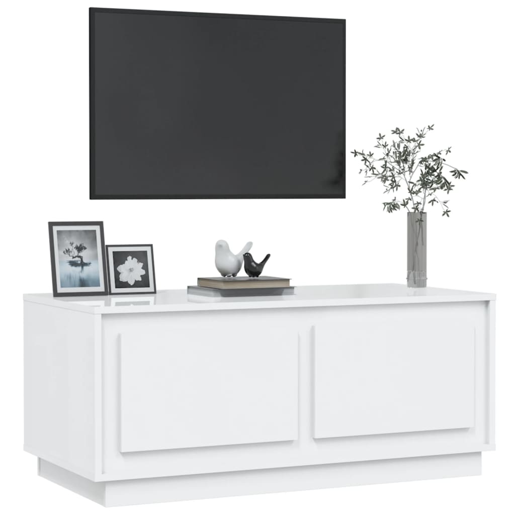vidaXL Coffee table 102x50x44 cm engineered wood white