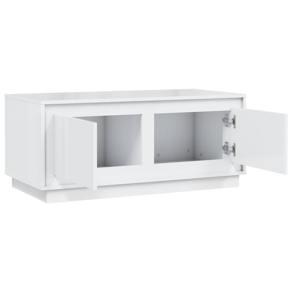 vidaXL Coffee table 102x50x44 cm engineered wood white