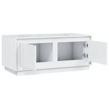 vidaXL Coffee table 102x50x44 cm engineered wood white
