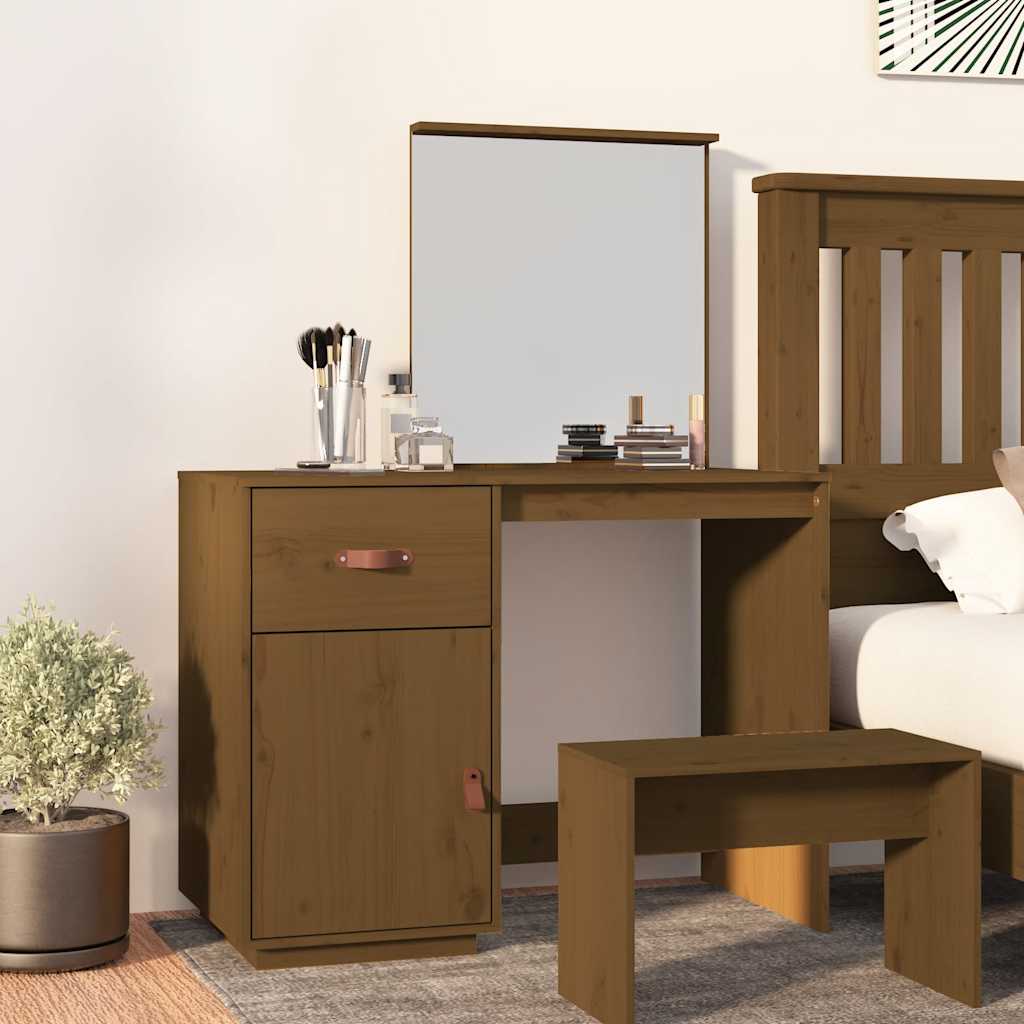 vidaXL Kaptafel 95x50x134 cm massief grenenhout