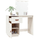 vidaXL Kaptafel met LED 95x50x133,5 cm massief grenenhout