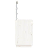 vidaXL Kaptafel met LED 95x50x133,5 cm massief grenenhout