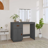 vidaXL Kaptafel met LED 95x50x133,5 cm massief grenenhout