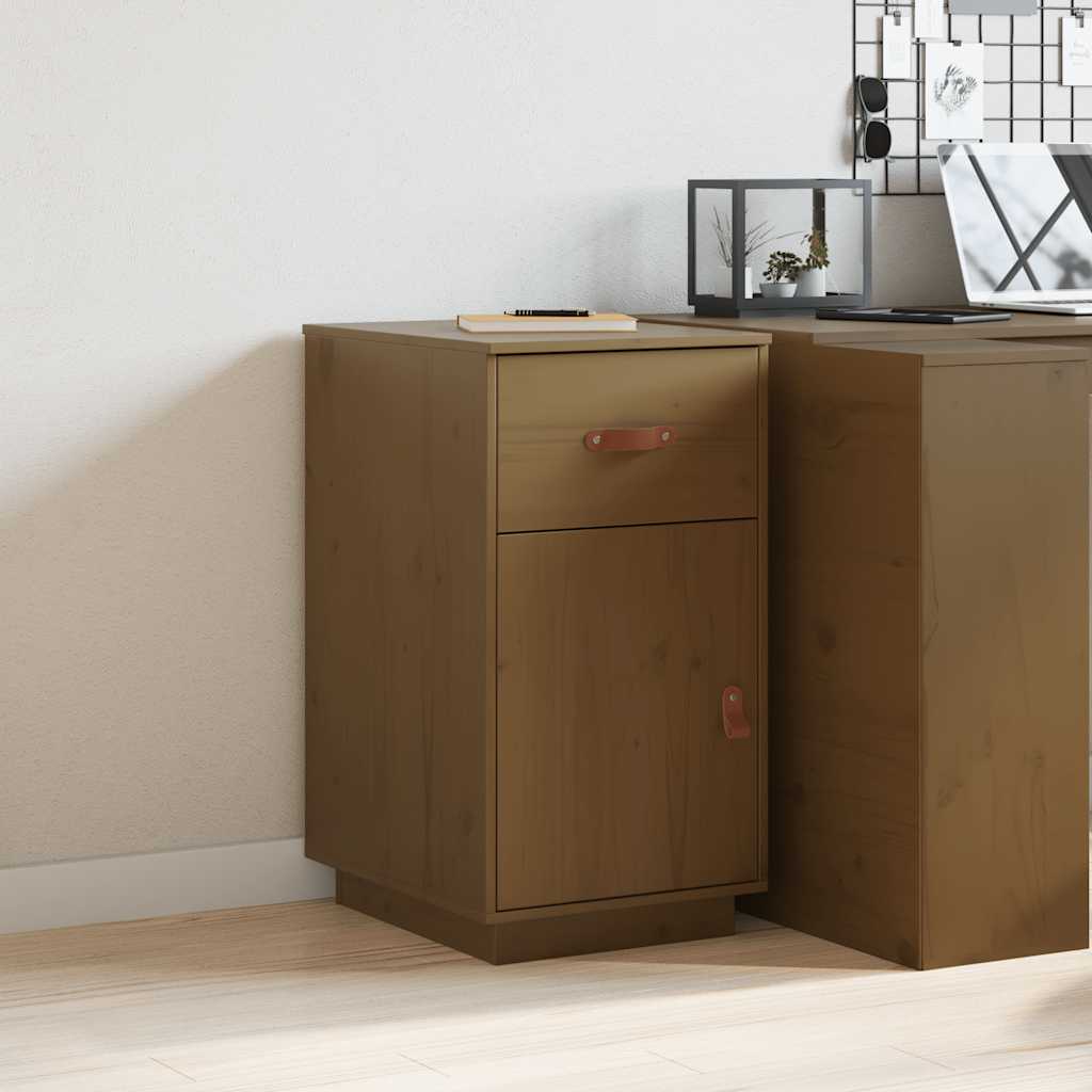 vidaXL Bureaukastje 40x50x75 cm massief grenenhout