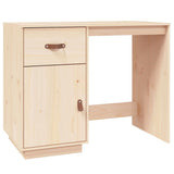 vidaXL Bureau 95x50x75 cm massief grenenhout