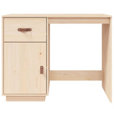 vidaXL Bureau 95x50x75 cm massief grenenhout