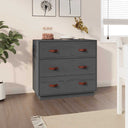 vidaXL Dressoir 80x40x75 cm massief grenenhout