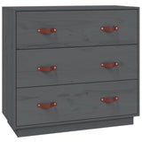 vidaXL Dressoir 80x40x75 cm massief grenenhout