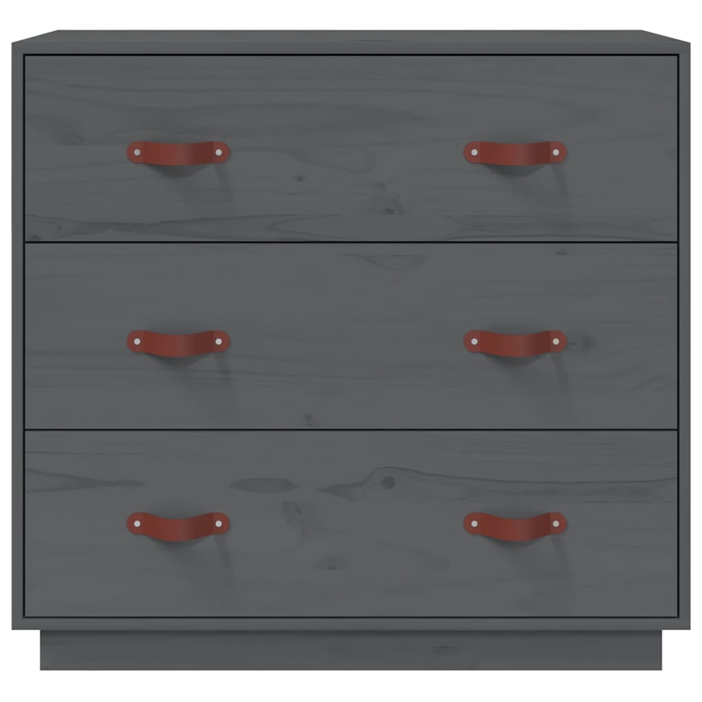 vidaXL Dressoir 80x40x75 cm massief grenenhout