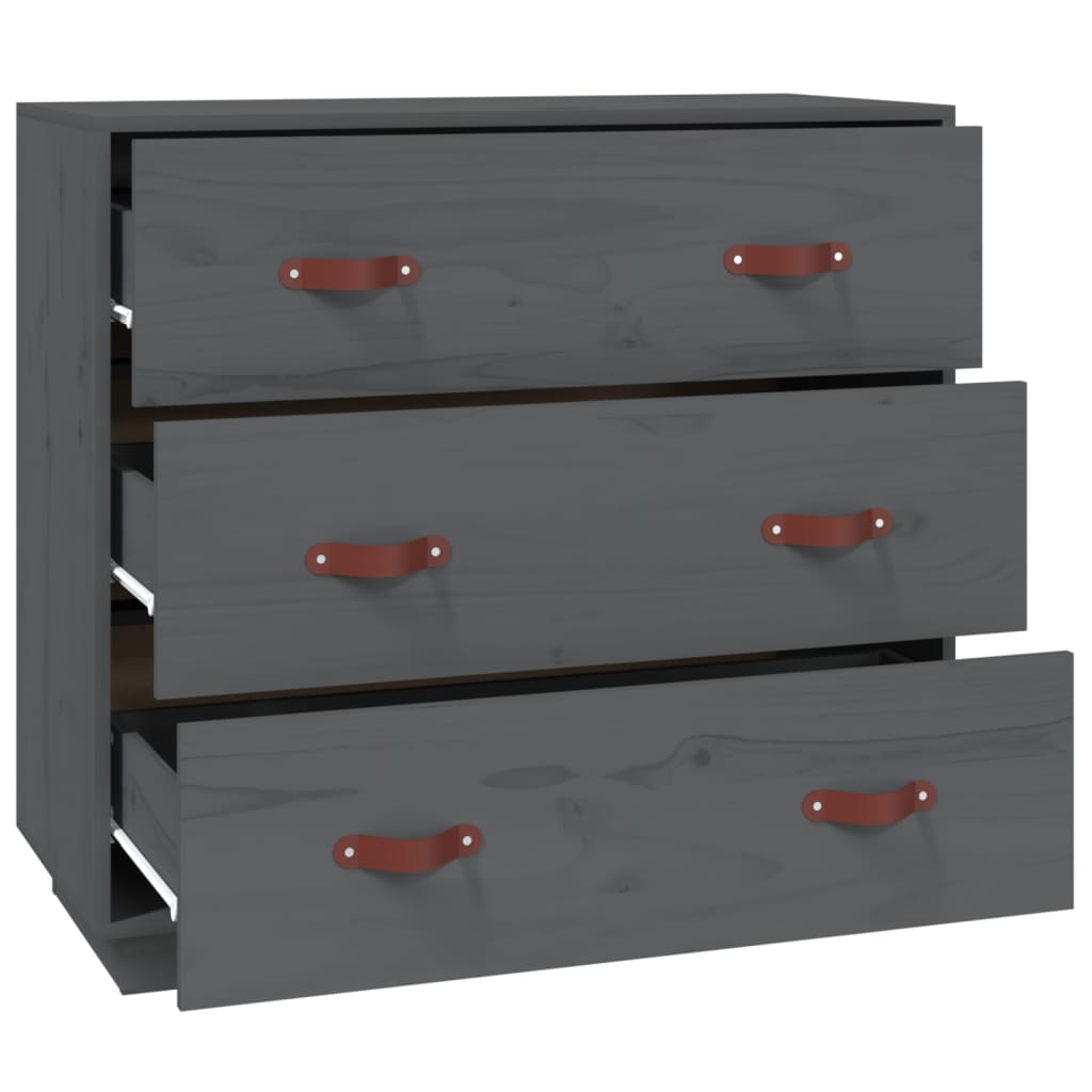 vidaXL Dressoir 80x40x75 cm massief grenenhout
