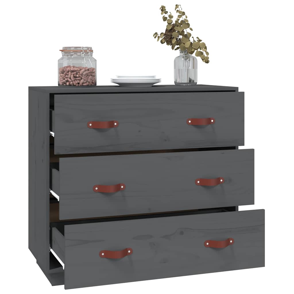 vidaXL Dressoir 80x40x75 cm massief grenenhout