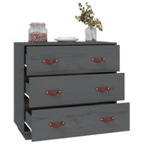 vidaXL Dressoir 80x40x75 cm massief grenenhout