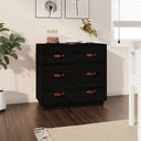 vidaXL Dressoir 80x40x75 cm massief grenenhout