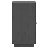 vidaXL Dressoir 34x40x75 cm massief grenenhout grijs