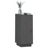 vidaXL Dressoir 34x40x75 cm massief grenenhout grijs