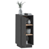 vidaXL Dressoir 34x40x75 cm massief grenenhout grijs