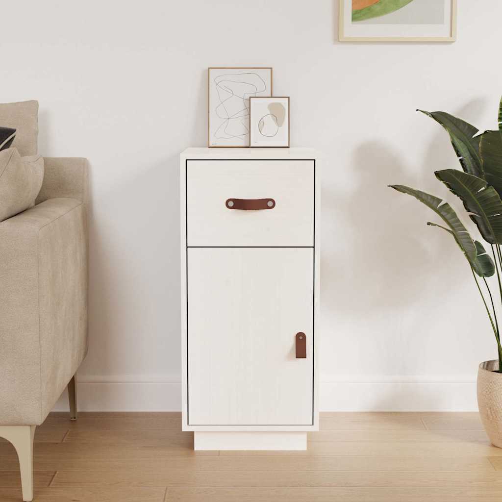 vidaXL Dressoir 34x40x75 cm massief grenenhout