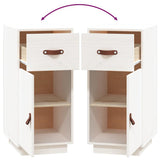 vidaXL Dressoir 34x40x75 cm massief grenenhout
