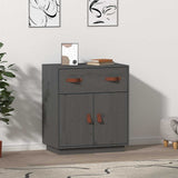 vidaXL Dressoir 65,5x40x75 cm massief grenenhout