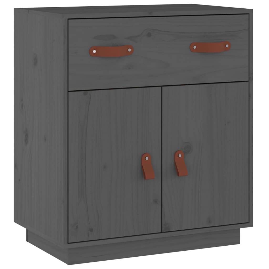 vidaXL Dressoir 65,5x40x75 cm massief grenenhout
