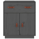 vidaXL Dressoir 65,5x40x75 cm massief grenenhout
