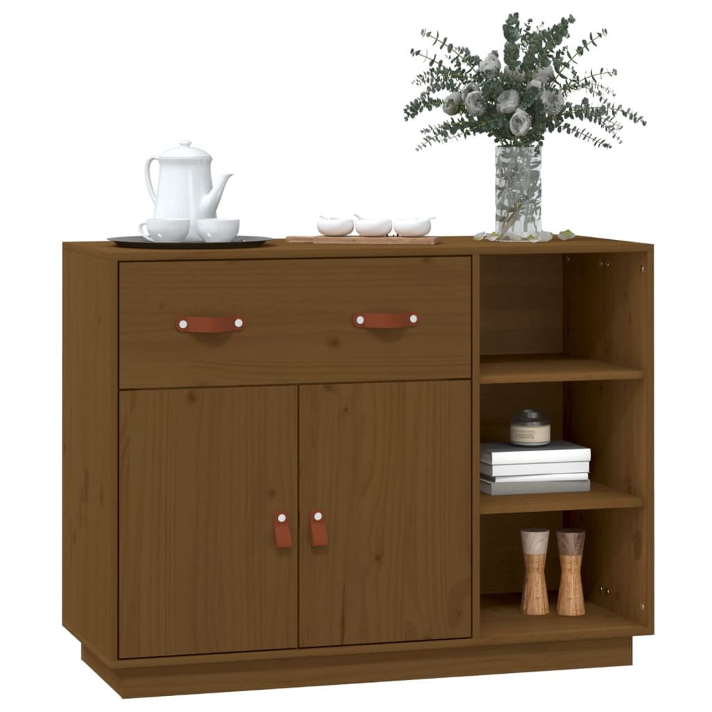 vidaXL Sideboard 98.5x40x75 cm Solid Pinewood
