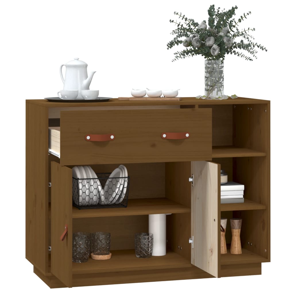 vidaXL Sideboard 98.5x40x75 cm Solid Pinewood