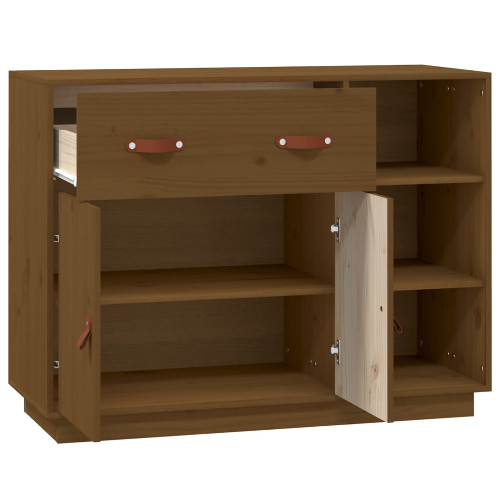 vidaXL Sideboard 98.5x40x75 cm Solid Pinewood