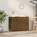 vidaXL Dressoir 100x40x75 cm massief grenenhout