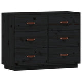 vidaXL Dressoir 100x40x75 cm massief grenenhout