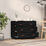 vidaXL Dressoir 100x40x75 cm massief grenenhout
