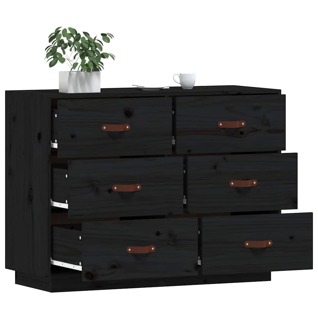 vidaXL Dressoir 100x40x75 cm massief grenenhout