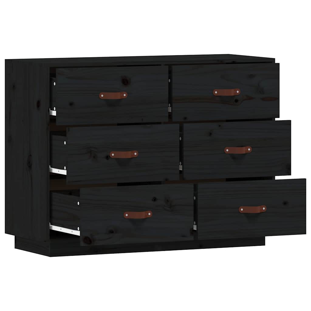 vidaXL Dressoir 100x40x75 cm massief grenenhout