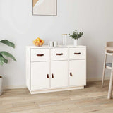 vidaXL Dressoir 100x40x75 cm massief grenenhout