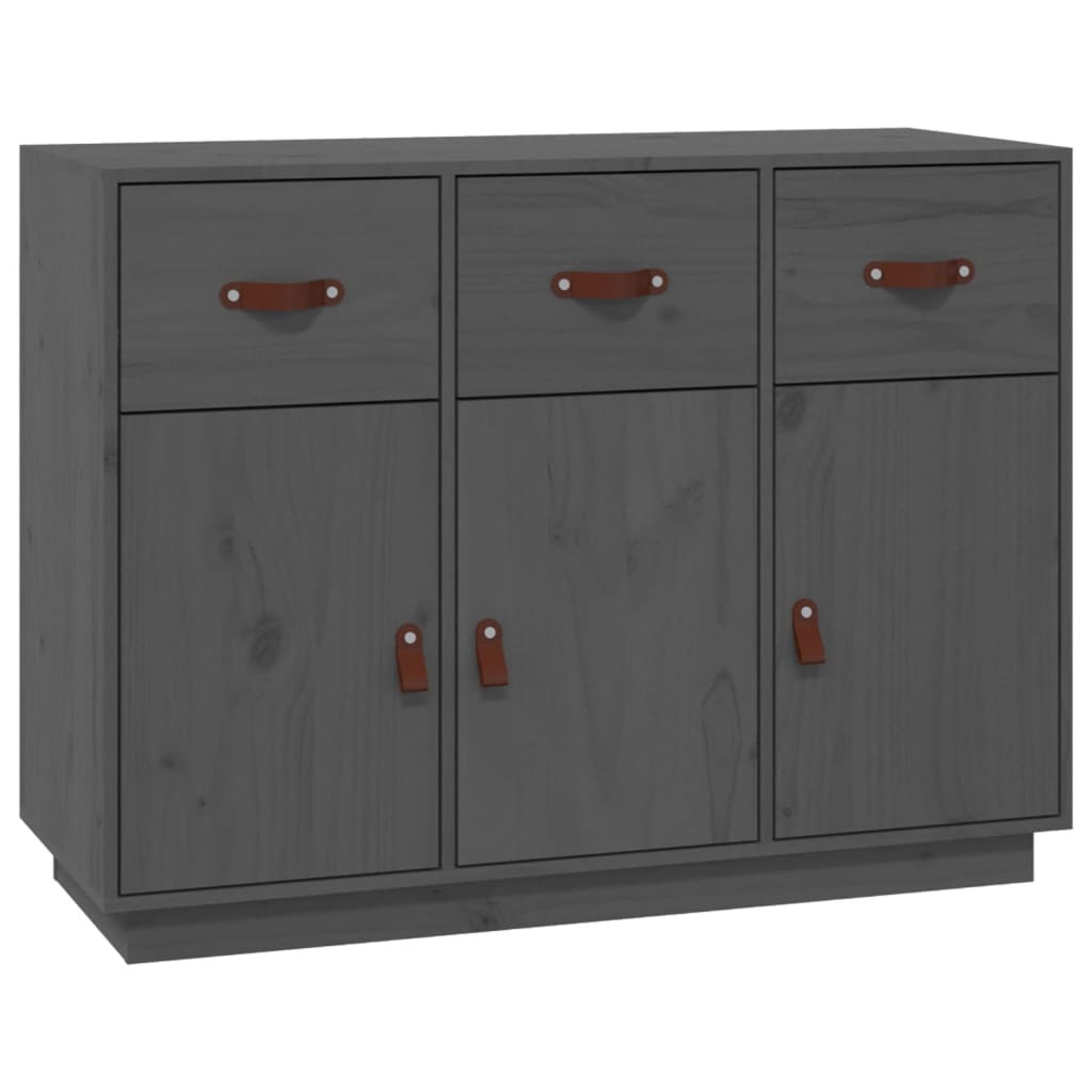 vidaXL Dressoir 100x40x75 cm massief grenenhout