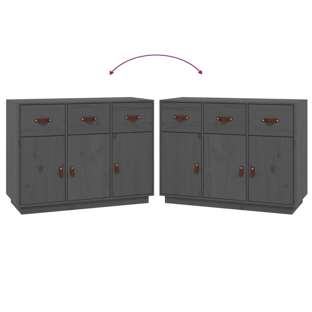vidaXL Dressoir 100x40x75 cm massief grenenhout