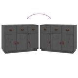 vidaXL Dressoir 100x40x75 cm massief grenenhout