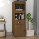 vidaXL Hoge kast 34x40x108,5 cm massief grenenhout