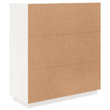 vidaXL Hoge kast 100x40x108,5 cm massief grenenhout