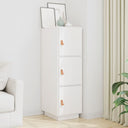 vidaXL Hoge kast 34x40x108,5 cm massief grenenhout