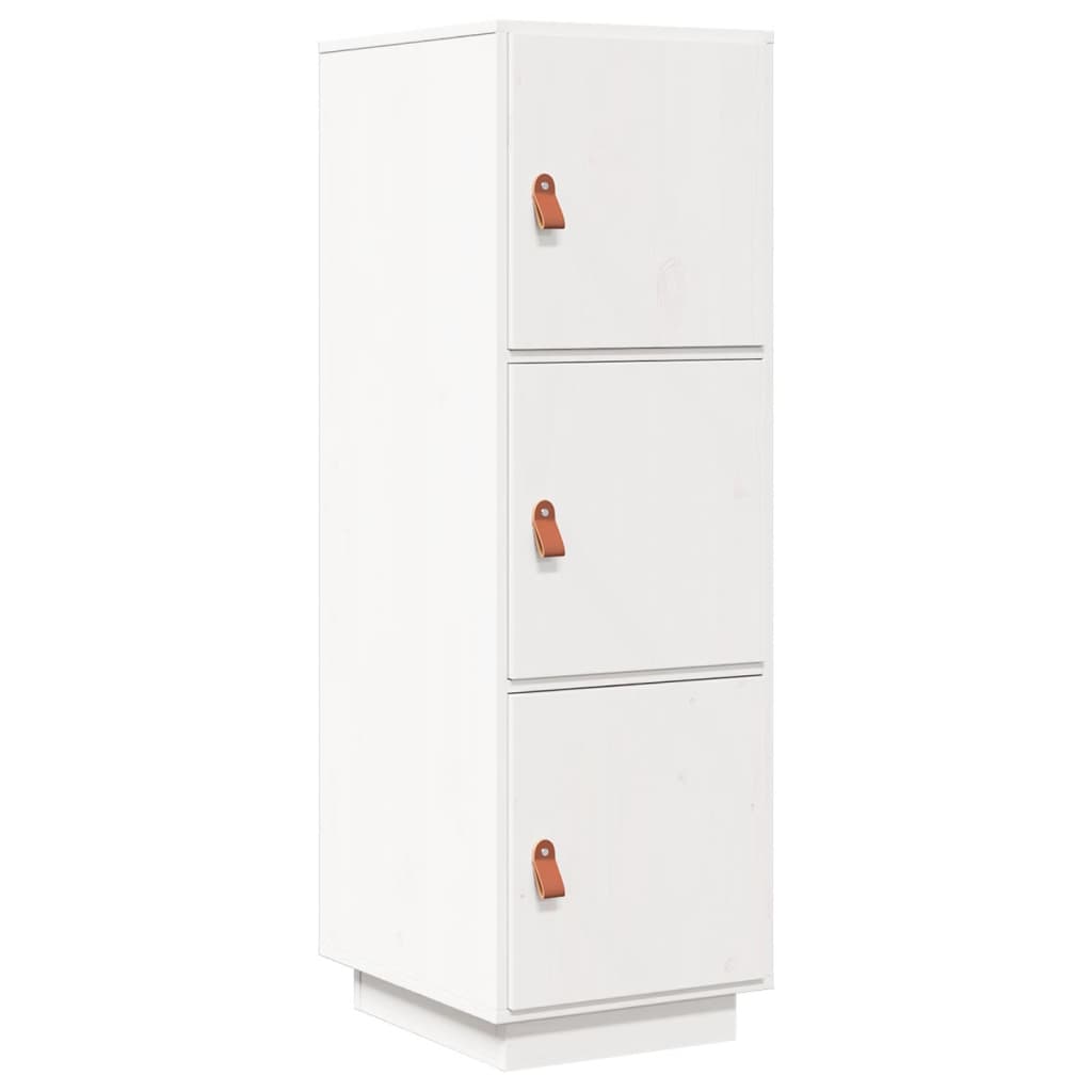 vidaXL Hoge kast 34x40x108,5 cm massief grenenhout