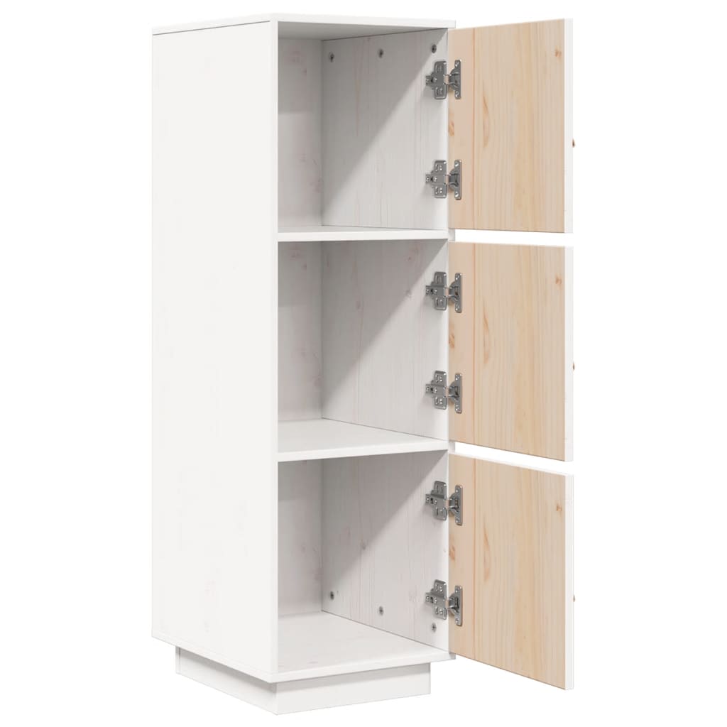 vidaXL Hoge kast 34x40x108,5 cm massief grenenhout