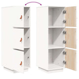 vidaXL Hoge kast 34x40x108,5 cm massief grenenhout