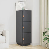 vidaXL Hoge kast 34x40x108,5 cm massief grenenhout