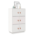 vidaXL Hoge kast 67x40x108,5 cm massief grenenhout