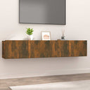 vidaXL Tv-meubels 2 st 80x30x30 cm bewerkt hout wit
