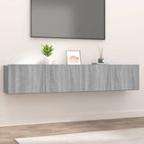 vidaXL Tv-meubels 2 st 80x30x30 cm bewerkt hout wit