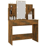 vidaXL Kaptafel met LED-verlichting 96x40x142 cm betongrijs