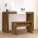 vidaXL Kaptafelkruk 70x35x45 cm bewerkt hout wit